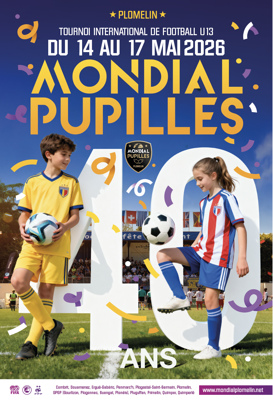 Découvrez l’affiche du Mondial Pupilles 2026, spéciale 40 ans